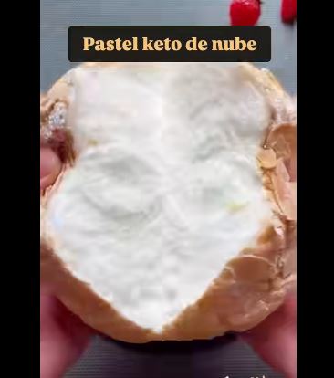 Receta fácil del Keto Cloud Cake