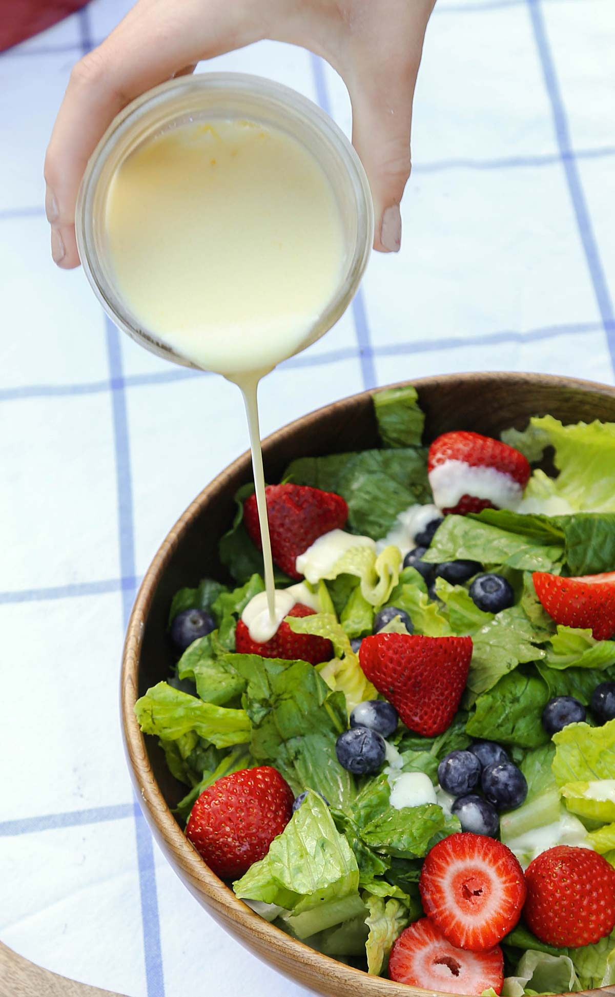 Receta vinagreta cremosa de limón
