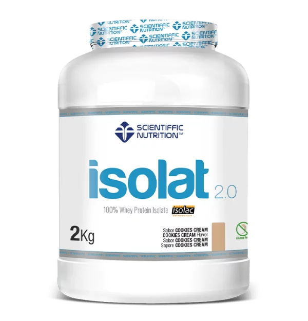 ISOLAT PROTEIN 2.0, 2Kg COOKIES sabor CREME, Scientiffic Nutrition
