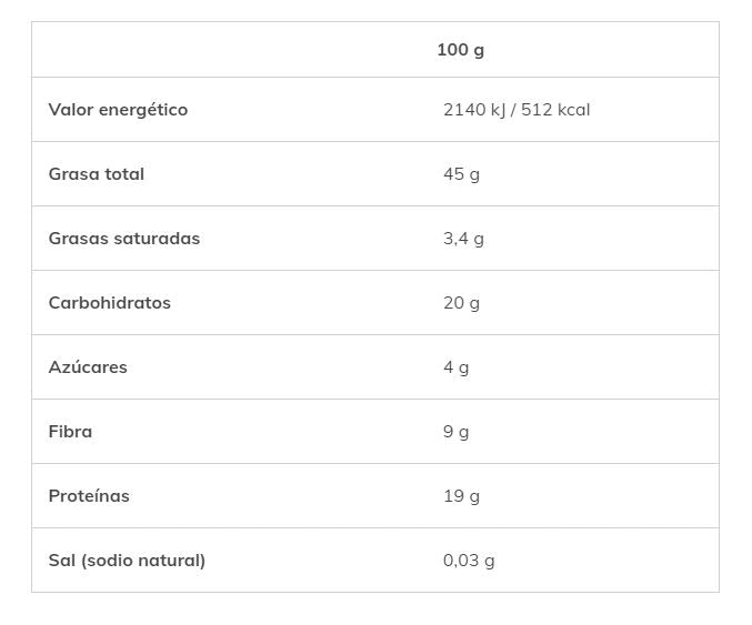 Turrón blando, alto en proteínas. 300 gr. Sin lactosa ni gluten