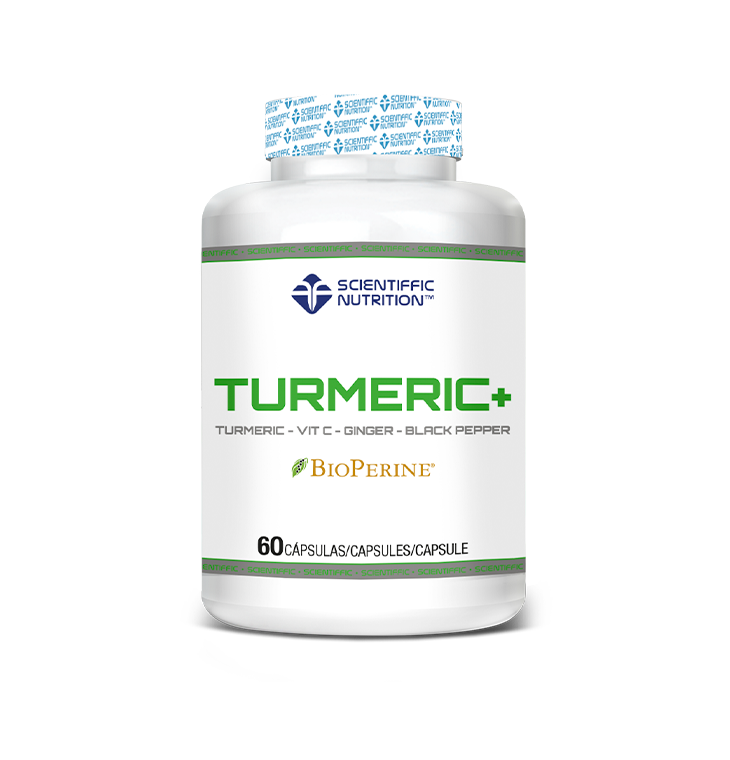 Curcumin+: Turmeric + Vitamin C + Ginger + Bioperine. 60 capsules. Scientific Nutrition
