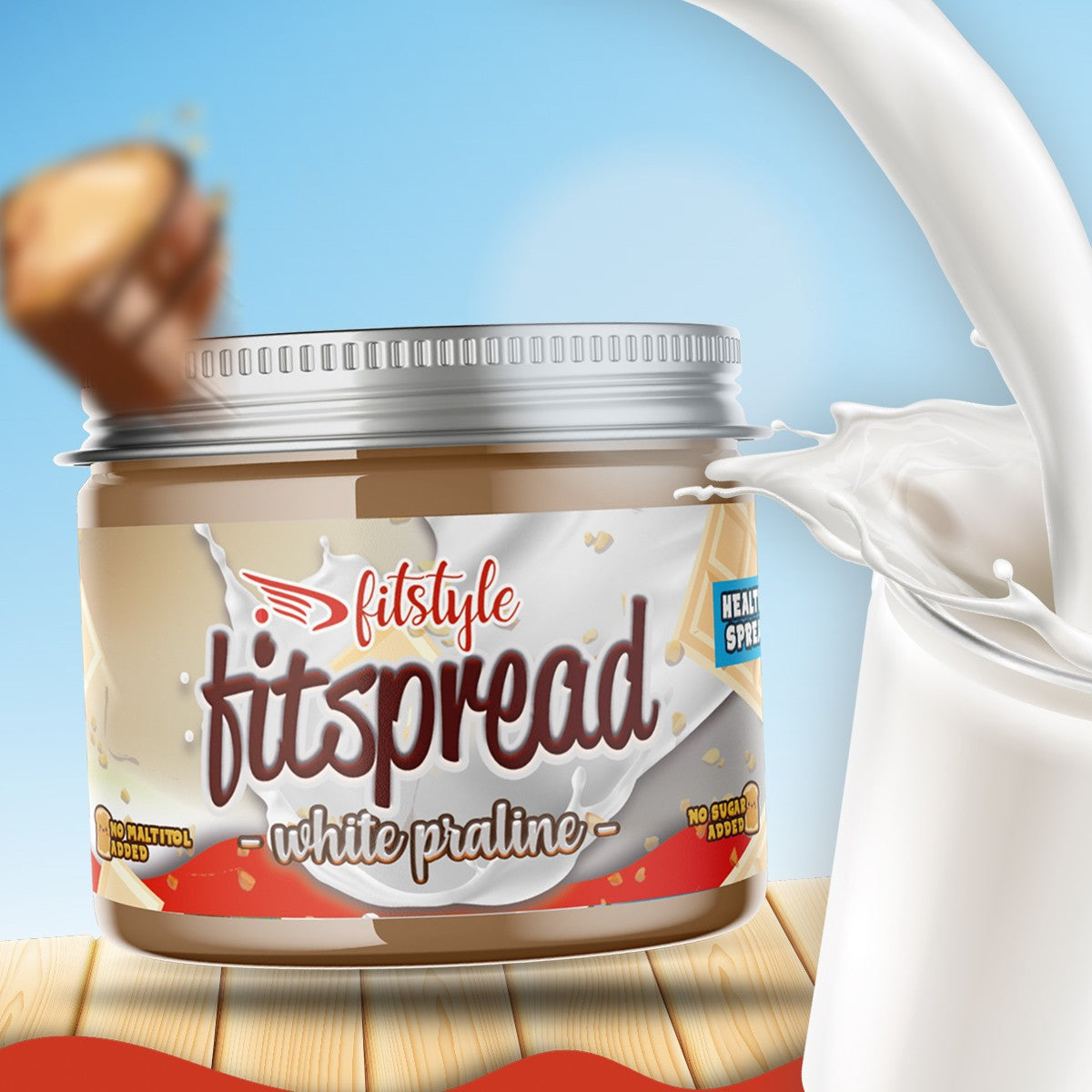 FITspread White Praliné 200g