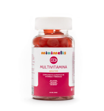 Gominolas Funcionales. Multivitamínico adultos. Minimelis. 60 cápsulas.