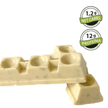 White chocolate bar "ketoblerone style" 180 gr (Box of 6 units * 30 gr) 🍫✨ Low Carb Goodies