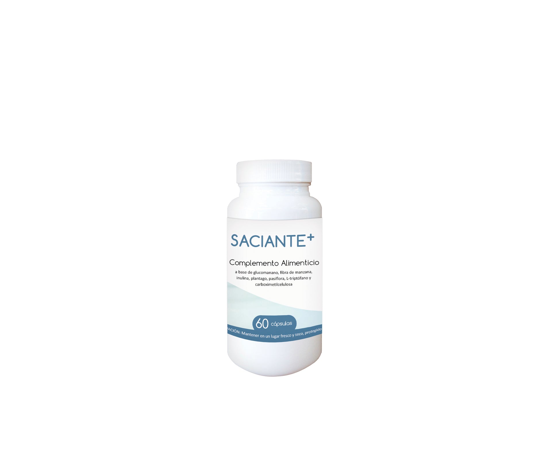 Saciante Plus+, 60 capsules, for 1 month. Diet pro