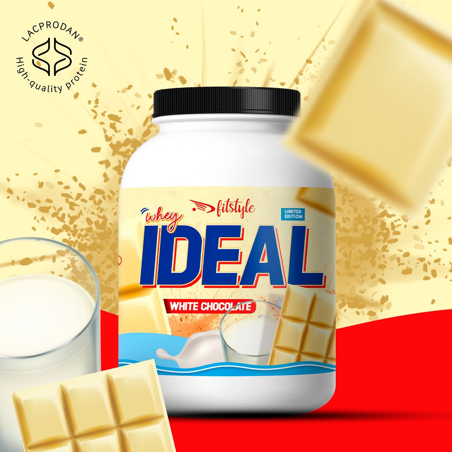 Ideal Whey White Chocolate 500g