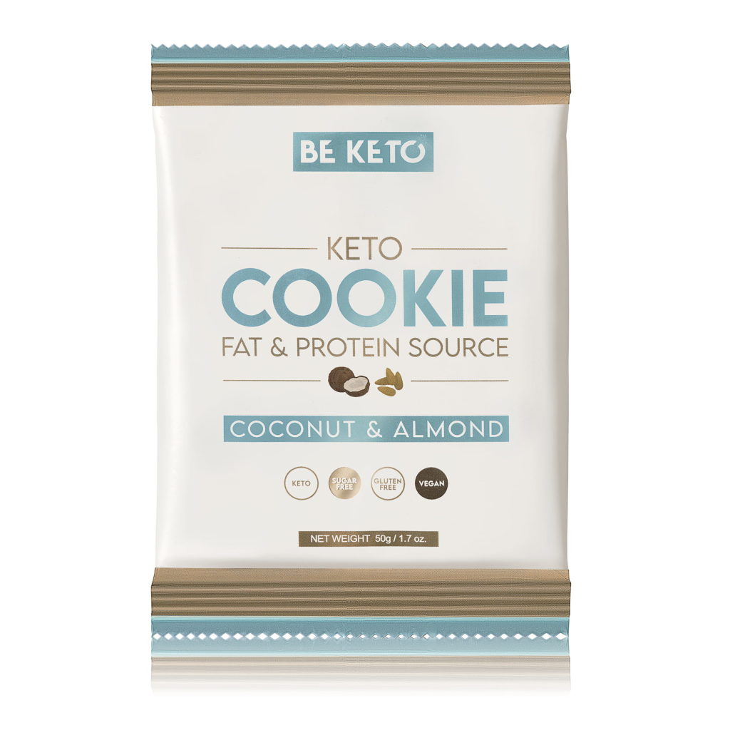 Galleta keto de coco y almendras, 50 gr. Be keto