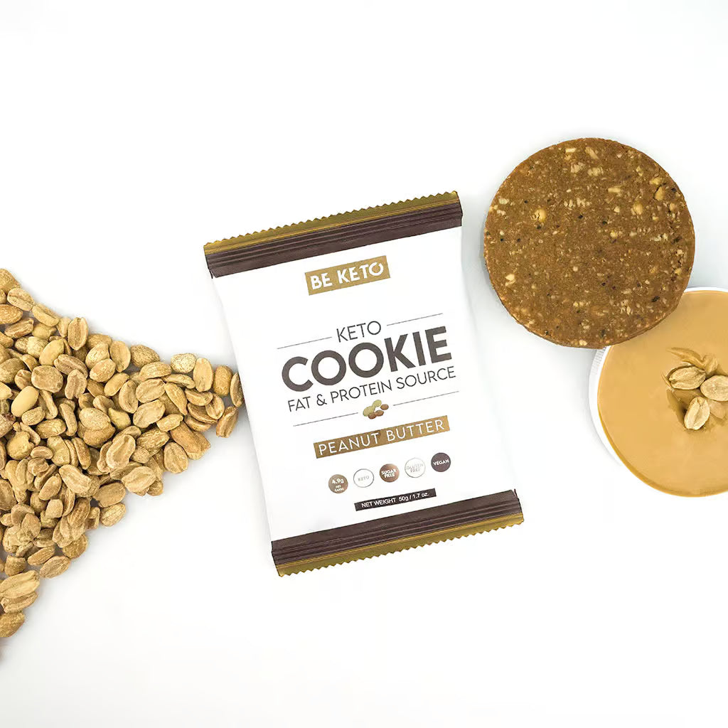Galleta keto de mantequilla de cacahuete, 50 gr. Be keto