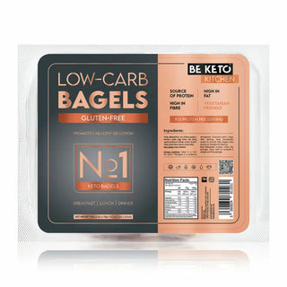 Bagels keto sin gluten · 1,2g netos · 2 ud · 150g · Be Keto
