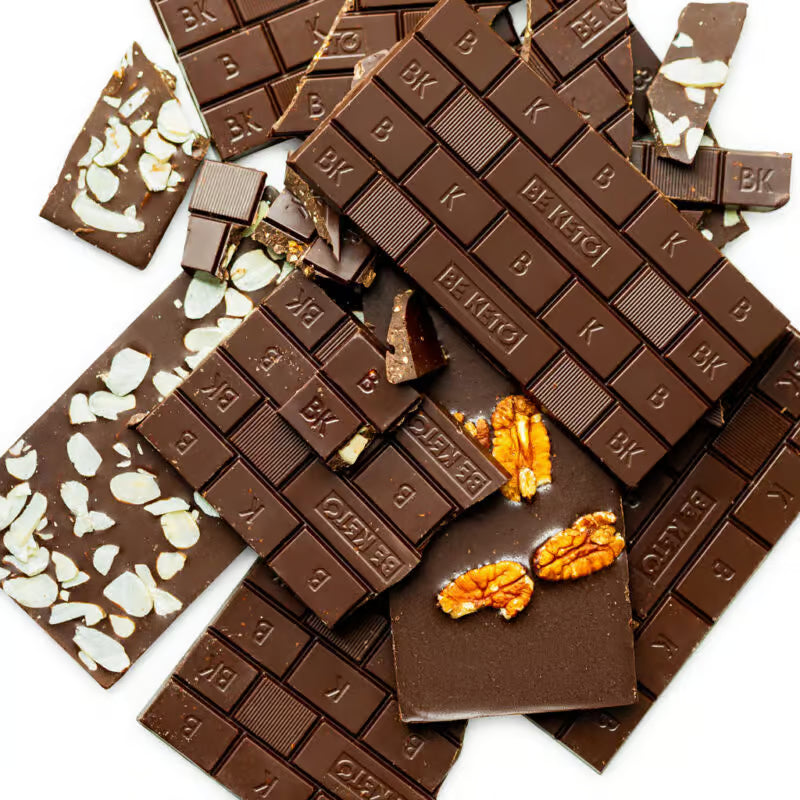 Chocolate Keto Vegano con Aceite MCT – Naranja Sunshine 80 g. Be keto