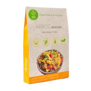 Arroz de konjac shirataki de The Konjac Shop, 200 g, keto y sin gluten