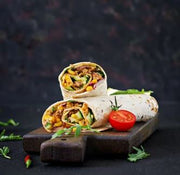 Wraps cetogénicos, ricos em proteína. 4 g de hidratos de carbono/cada. Embalagem com 6 wraps. Delícias com baixo teor de hidratos de carbono.