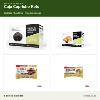 Caja Capricho Keto: los dulces que incluye el pack