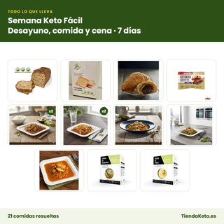 Semana Keto Fácil: los 11 productos que incluye el pack para 21 comidas