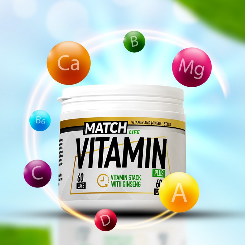 Vitamin Plus Stack 60 caps - Imagen 1
