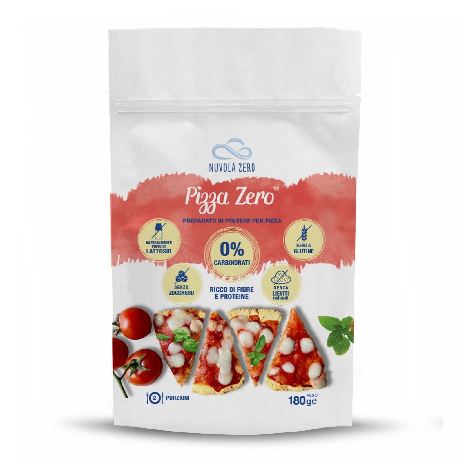 Mistura para pizza pronta a fazer Nuvola Zero Zero Carb