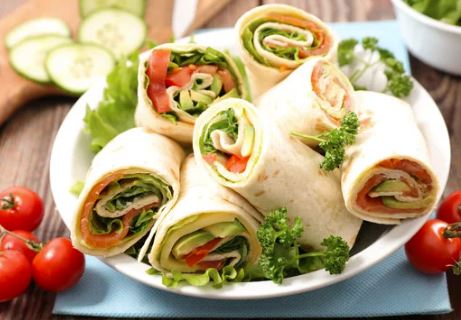 Wraps cetogénicos, ricos em proteína. 4 g de hidratos de carbono/cada. Embalagem com 6 wraps. Delícias com baixo teor de hidratos de carbono.