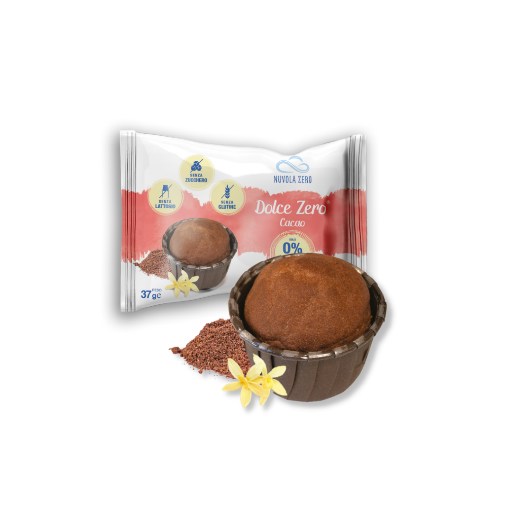 Muffin de chocolate. 0 carbos, sin gluten ni lactosa