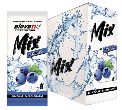 Caja de 24 sobres mix sabor ARÁNDANO, sin azúcar. Bebida instantánea