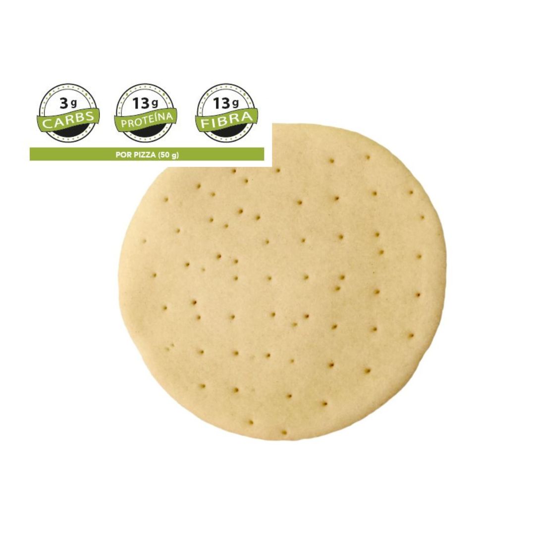 Base de pizza italiana keto y proteica.50 gr.  INDIVIDUAL. 3 carbos por pizza. Low Carb Goodies