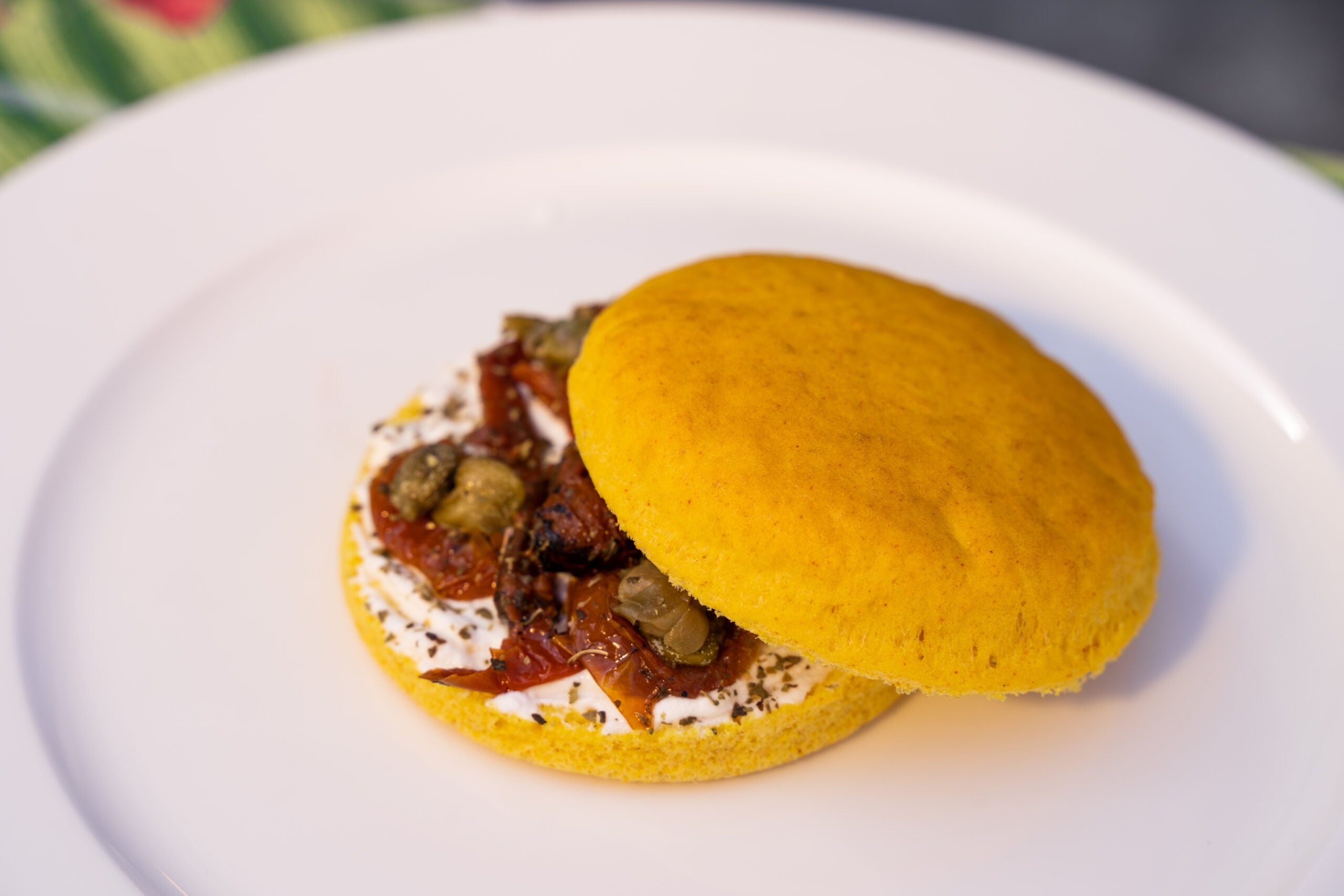 Pan de nube de cúrcuma. 0 carbos, sin gluten ni lactosa, Nuvola Zero