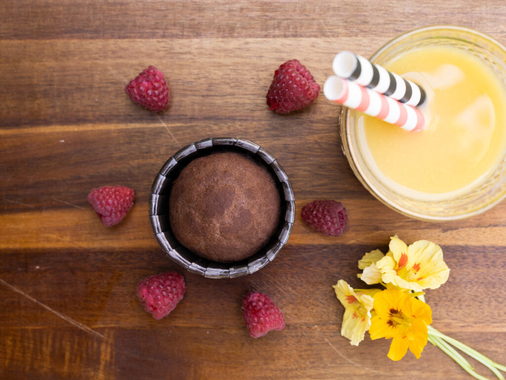 Muffin de chocolate. 0 carbos, sin gluten ni lactosa, Nuvola Zero