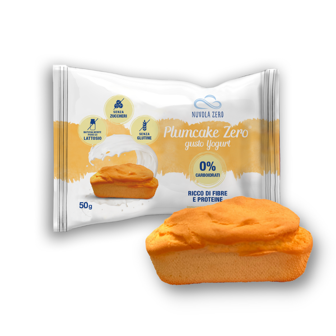 Bolo de ameixa 0 hidratos de carbono, sabor a iogurte, Nuvola Zero