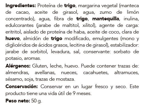 Croissant proteico e cetogénico, 2 g de hidratos de carbono líquidos. Delícias com baixo teor de hidratos de carbono
