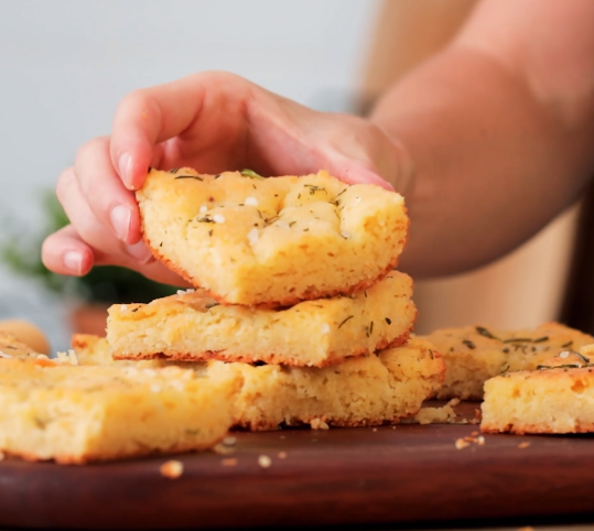 RECETA FOCACCIA KETO