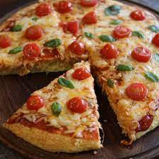 receta pizza margarita keto