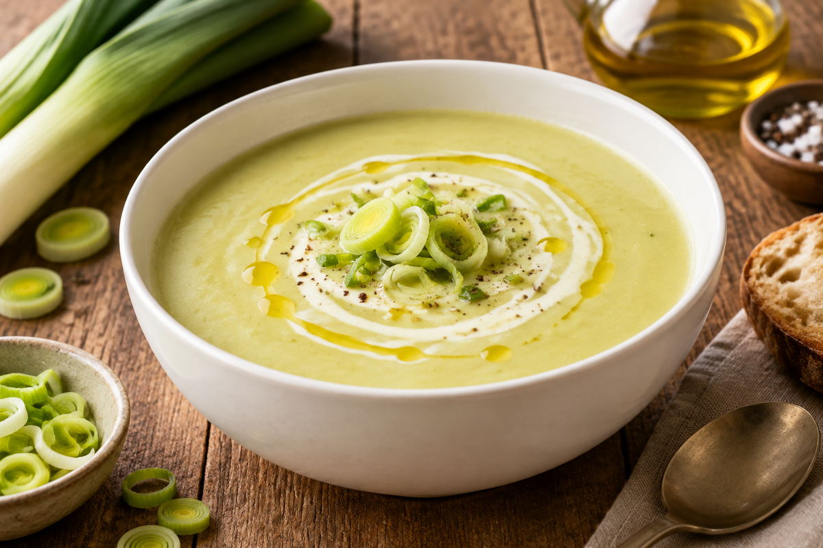 Crema de Puerros Keto: la Receta Cremosa y Baja en Carbohidratos para el Otoño