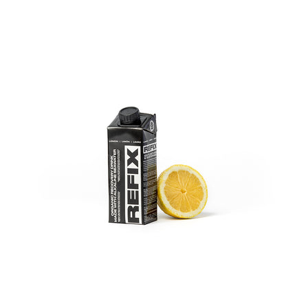 Refix limón. Bebida isotónica con electrolitos, hidratación y antiresaca natural