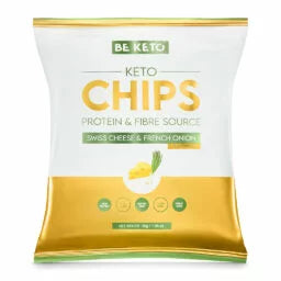 Chips Keto – Queso Suizo y Cebolla Francesa – 30 g. Be Keto