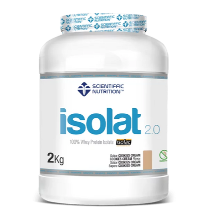 PROTEINA ISOLAT 2.0, 2Kg sabor  COOKIES CREAM, Scientiffic Nutrition