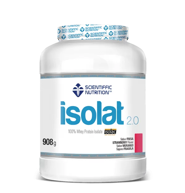 PROTEINA ISOLAT 2.0 908 gr. SABOR FRESA, Scientiffic Nutrition