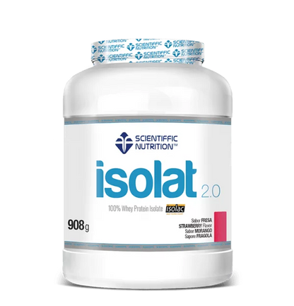 PROTEINA ISOLAT 2.0 908 gr. SABOR FRESA, Scientiffic Nutrition