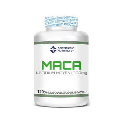 Maca, 120 cápsulas, 700 mg. Scientiffic Nutrition