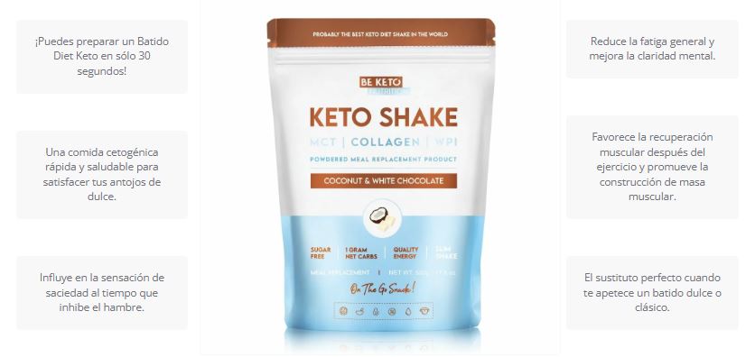 🥥🍫 Batido Keto Dietético – Coco & Chocolate Blanco | 500g