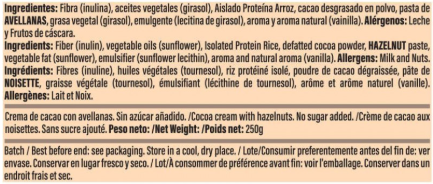 Crema keto de chocolate negro. Proteica. 250g. Life Pro