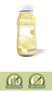 Batido de vainilla, botella UHT, 256 ml. Diet Pro