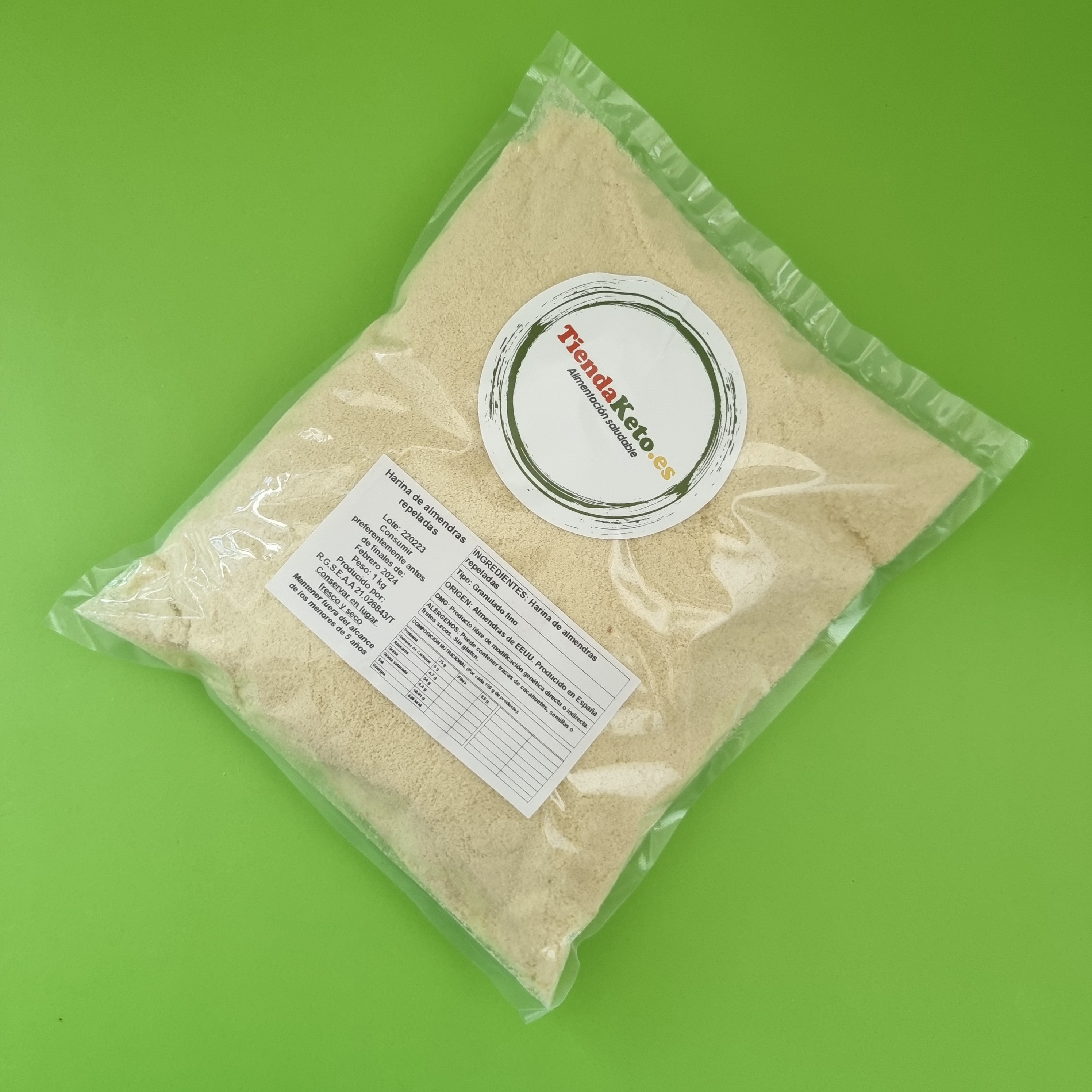Harina de almendras 1 kg.