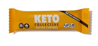 Barrita keto de caramelo salado  sin gluten, 40 gr. Keto collective