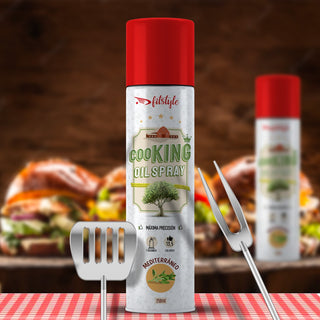 Aceite de oliva en spray Barbacoa keto · 0 carbos · 250 ml · Fitstyle
