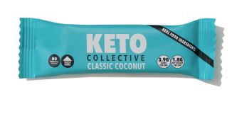 Barrita keto de coco, sin gluten, 40 gr. Keto Collective