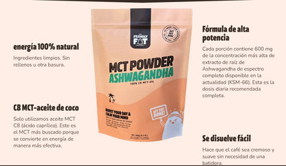 ASWAGANDHA CON MCT EN POLVO