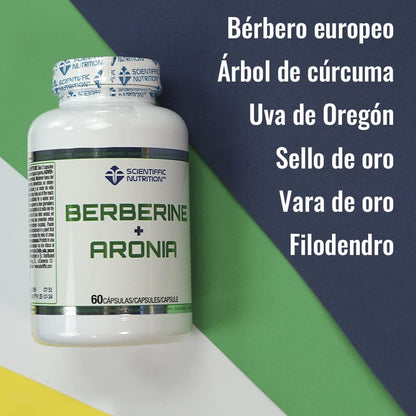 Berberina+ Aronia (el llamado "ozempIc" natural), 60 cápsulas