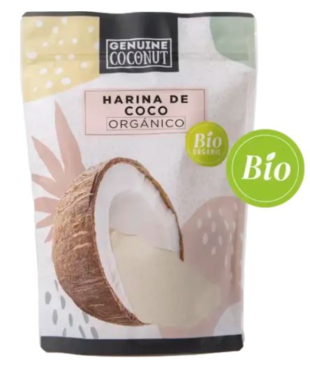 Harina de Coco orgánico. 400gr. Genuine Coconut