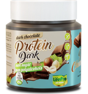 Crema keto de chocolate negro. Proteica. 250g. Life Pro