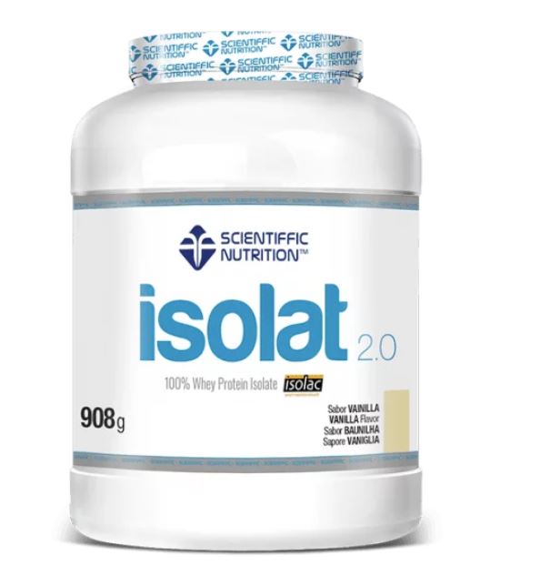 PROTEINA ISOLAT 2.0, 908gr sabor  VAINILLA, Scientiffic Nutrition