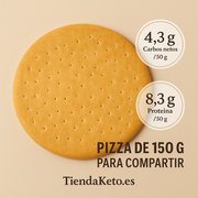 Base de Pizza Proteica Sin Gluten. 150 gr. Low Carb Goodies